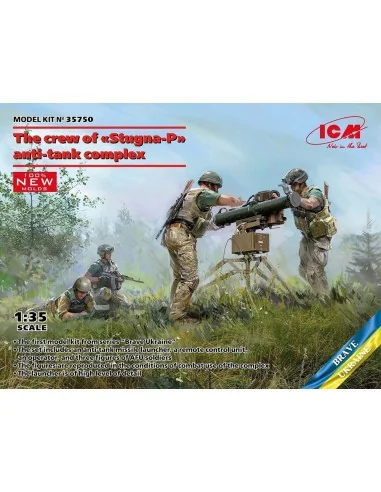 The Crew of Stugna-P antitank complex (100% new molds), 1/35 - ICM ...