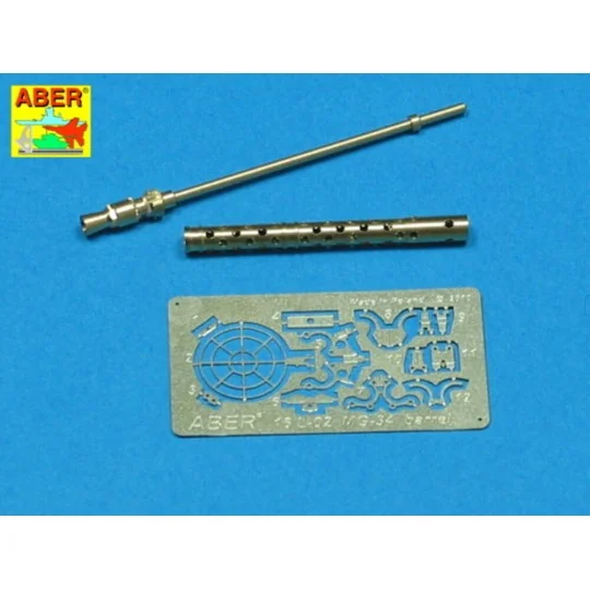 Barrel for MG 34, 1/16 - Aber Models 16 L-02 Barrel for MG 34, 1/16 - Aber Models 16 L-02