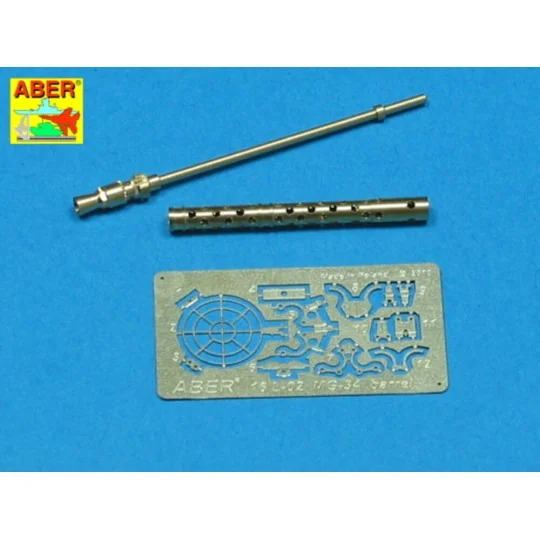 Barrel for MG 34, 1/16 - Aber Models 16 L-02 Barrel for MG 34, 1/16 - Aber Models 16 L-02