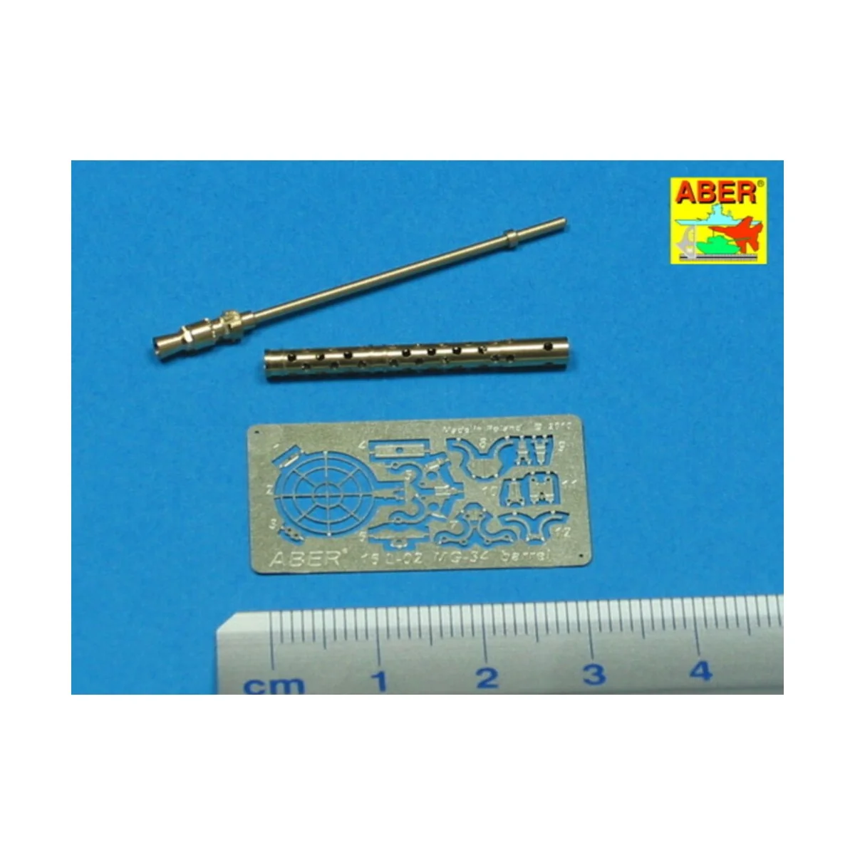 Barrel for MG 34, 1/16 - Aber Models 16 L-02 Barrel for MG 34, 1/16 - Aber Models 16 L-02