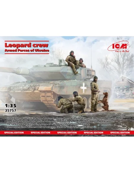 Leopard crew of the Armed Forces of Ukraine, 1/35 - ICM 35757