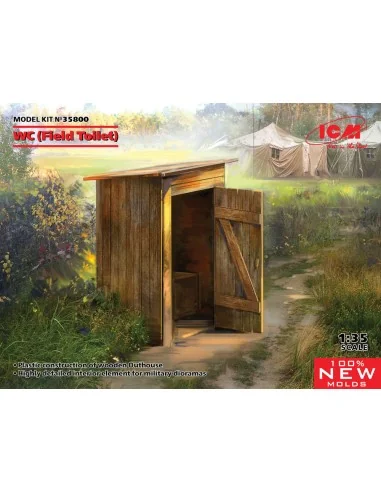 WC (Field Toilet) (100% new molds), 1/35 - ICM 35800