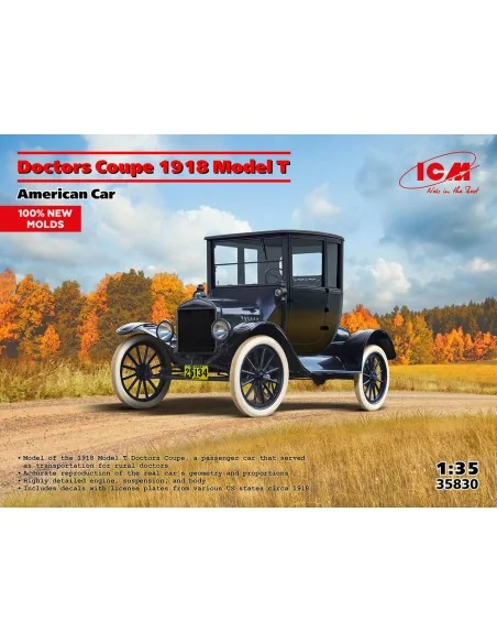 Doctors Coupe 1917 Model T, American Car (100% new moulds), 1/35 - ...