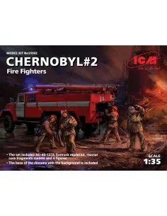 [NO_DESC] Chernobyl2. Fire Fighters(AC-40-137A firetruck&4figur&dio...