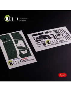 O-2A Skymaster interior 3D decals green decoration type for ICM kit...