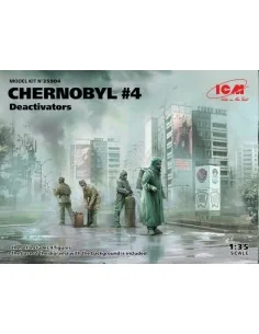 Chernobyl4. Deactivators (4 figures), 1/35 - ICM 35904