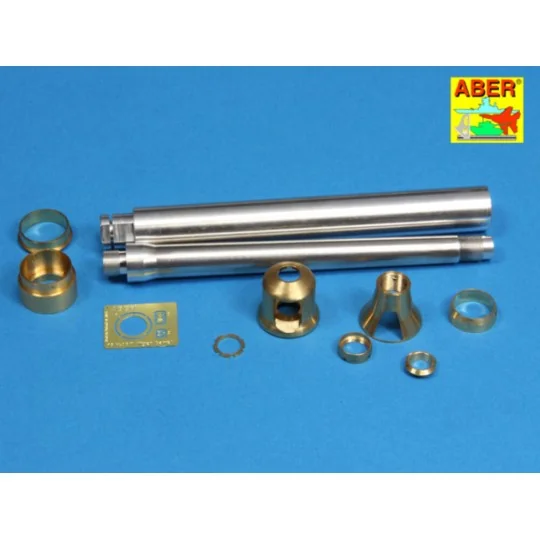 German 88 mm KwK 36L/56 Tiger I Eariy Barrel, 1/16 - Aber Models 16...