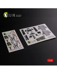 F-4J Phantom II interior 3D decals for Academy kit, 1/48 - Kelik K4...