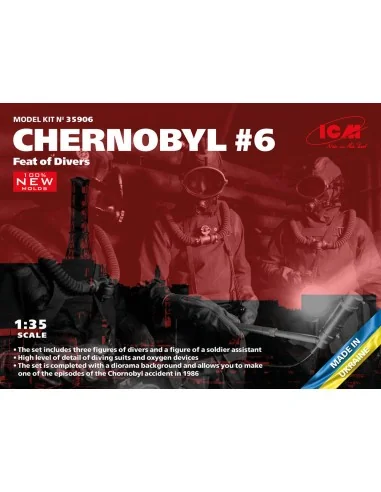 Chernobyl 6. Feat of Divers(3 figures) (100% new molds), 1/35 - ICM...