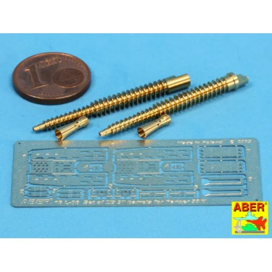 Set of two barrels ZB 37 for Panzer 38(t), 1/16 - Aber Models 16 L-06 Set of two barrels ZB 37 for Panzer 38(t), 1/16 - Aber Models 16 L-06