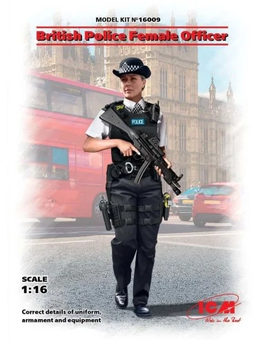 British Police Female Officer, 1/16 - ICM 16009