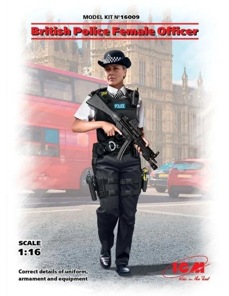 British Police Female Officer, 1/16 - ICM 16009