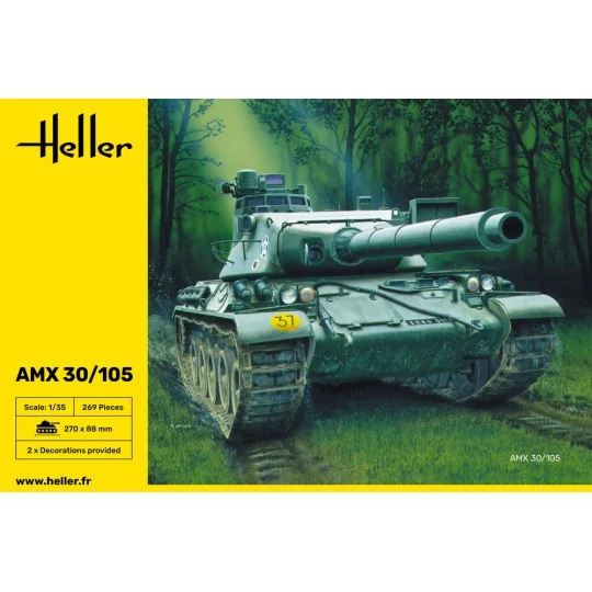 AMX 30/105, 1/35 - Heller 81137 AMX 30/105, 1/35 - Heller 81137