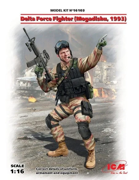 Delta Force Fighter (Mogadishu, 1993), 1/16 - ICM 16103