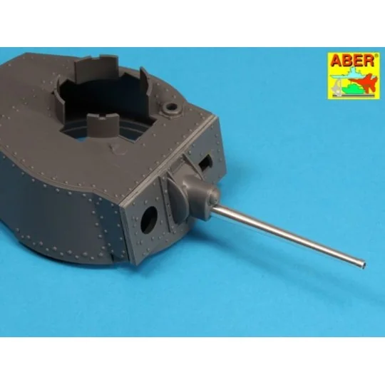 German 3, 7 cm KwK A 7 L/42 tank gun barrel for Pz.Kpfw.(38), 1/16 ...