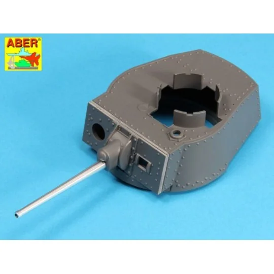 German 3, 7 cm KwK A 7 L/42 tank gun barrel for Pz.Kpfw.(38), 1/16 ...