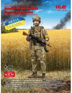 Soldier of the Armed Forces of Ukraine(100% new molds), 1/16 - ICM ...