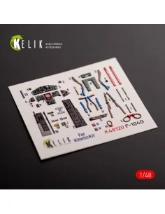 F-104G - interior 3D decals for Kinetic kit, 1/48 - Kelik K48120
