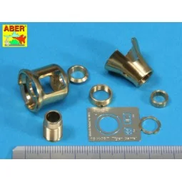 Early muzzle brake used on German 8, 8zm barrel Tiger I-early and T...