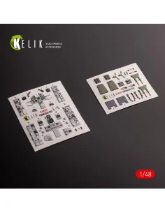 Tornado IDS - interior 3D decals for Italeri kit, 1/48 - Kelik K48131