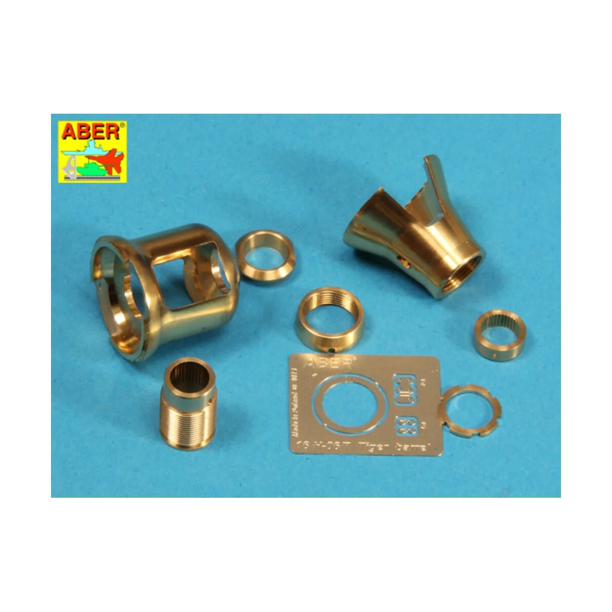 Early muzzle brake used on German 8,8zm barrel Tiger I-early and Ti...