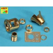 Early muzzle brake used on German 8,8zm barrel Tiger I-early and Ti...