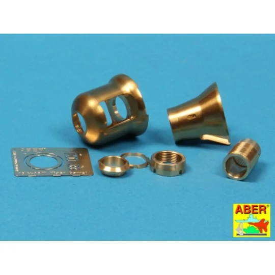 Early muzzle brake used on German 8, 8zm barrel Tiger I-early and T... Early muzzle brake used on German 8, 8zm barrel Tiger I-early and T...