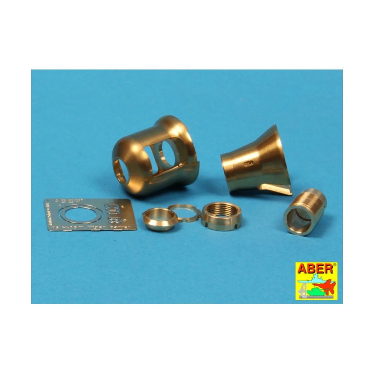 Early muzzle brake used on German 8,8zm barrel Tiger I-early and Ti...