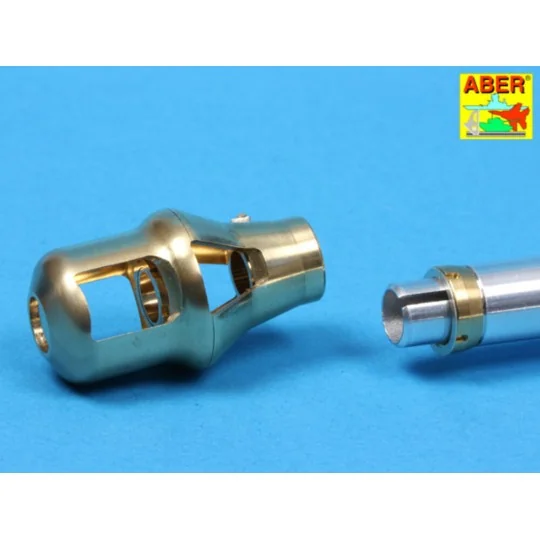 Early muzzle brake used on German 8,8zm barrel Tiger I-early and Ti...