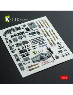 Do-217 N/J - interior 3D decals for ICM kit, 1/48 - Kelik K48143 2