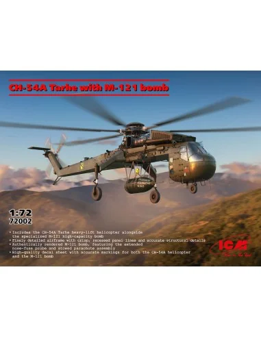 Sikorsky CH-54A Tarhe with M-121 bomb, 1/72 - ICM 72002