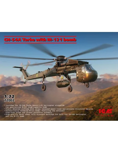 [NO_DESC] Sikorsky CH-54A Tarhe with M-121 bomb, 1/72 - ICM 72002
