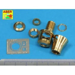 Late muzzle brake forTiger II (Henschel turret), 1/16 - Aber Models...