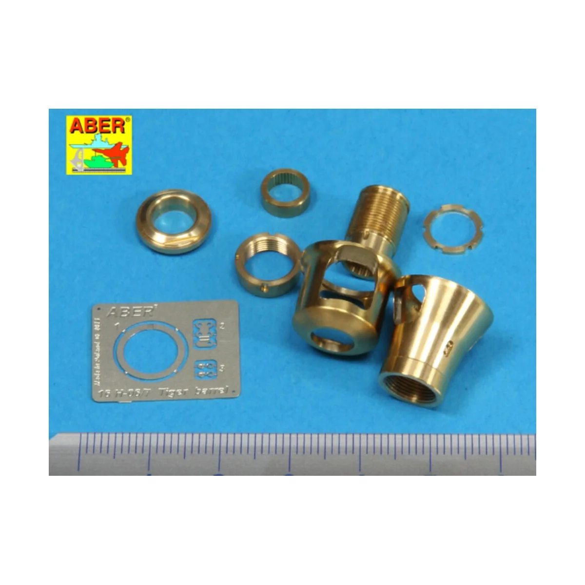 Late muzzle brake forTiger II (Henschel turret) - Aber Models 16 L-09