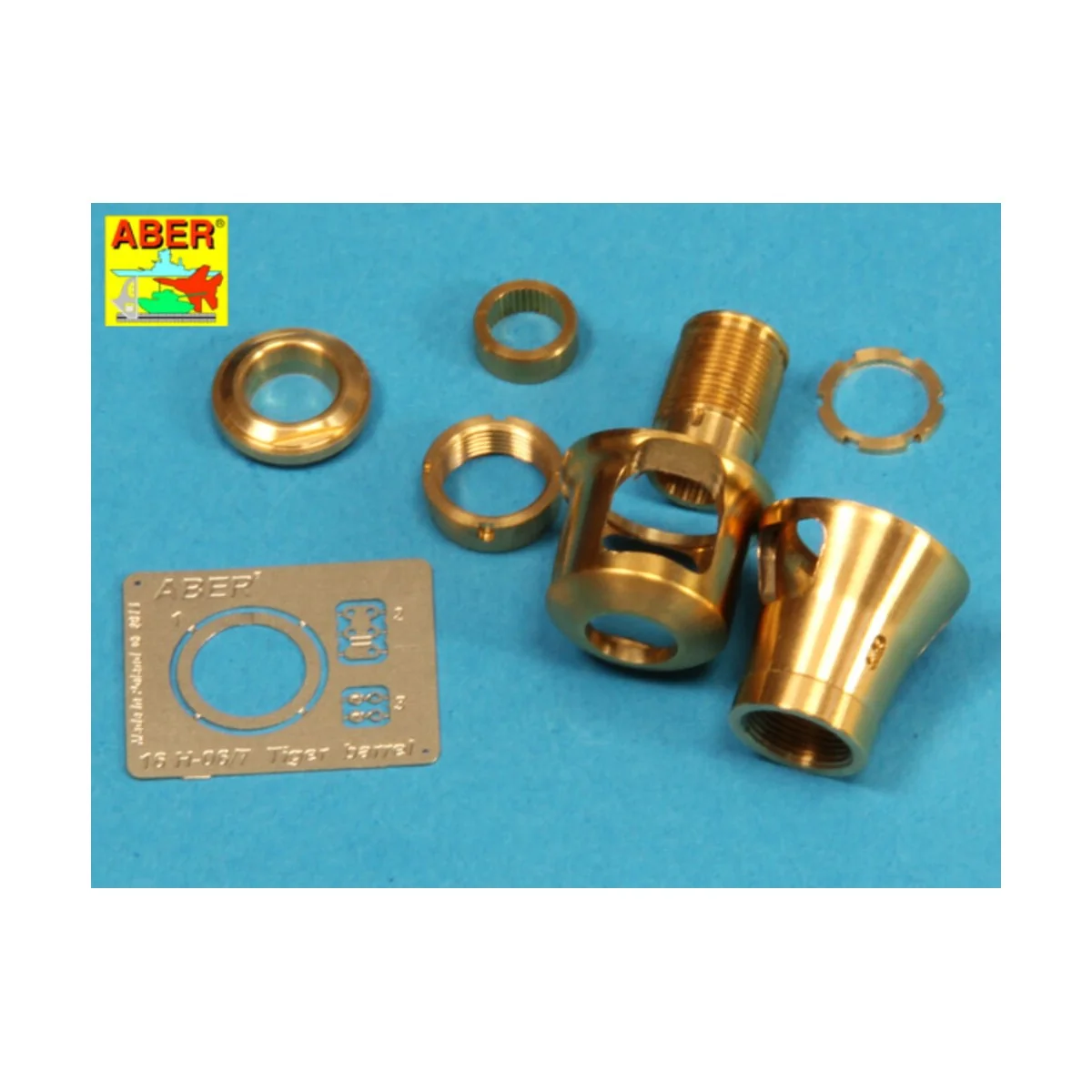 Late muzzle brake forTiger II (Henschel turret), 1/16 - Aber Models... Late muzzle brake forTiger II (Henschel turret), 1/16 - Aber Models...