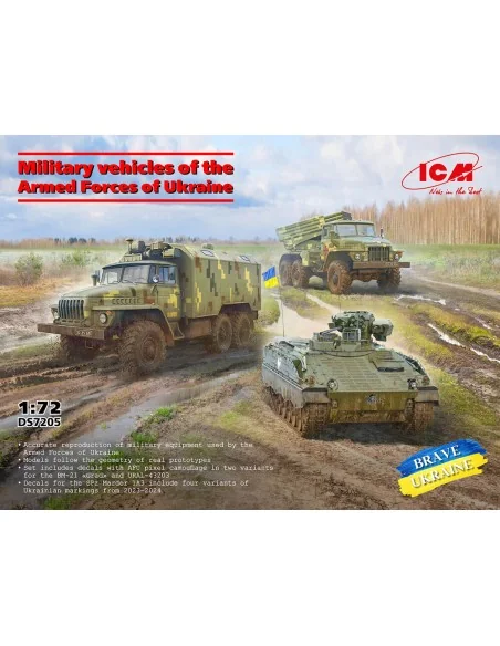 Military vechicles of the Armed Forces of Ukraine (SPz Marder 1A3, ...