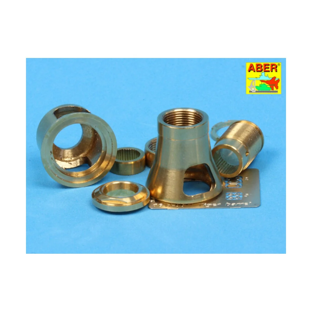 Late muzzle brake forTiger II (Henschel turret) - Aber Models 16 L-09