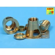 Late muzzle brake forTiger II (Henschel turret) - Aber Models 16 L-09