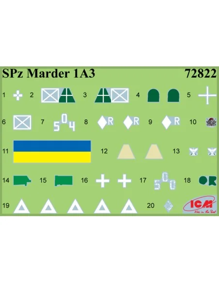 Military vechicles of the Armed Forces of Ukraine (SPz Marder 1A3, ...