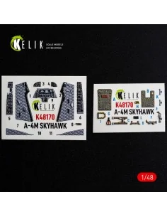 A-4M SKYHAWK - interior 3D decals for Hasegawa, 1/48 - Kelik K48170
