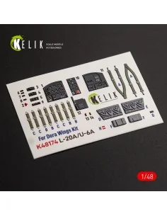 L-20A/U-6A - type 1 interior 3D decals for Dora Wings, 1/48 - Kelik... 2