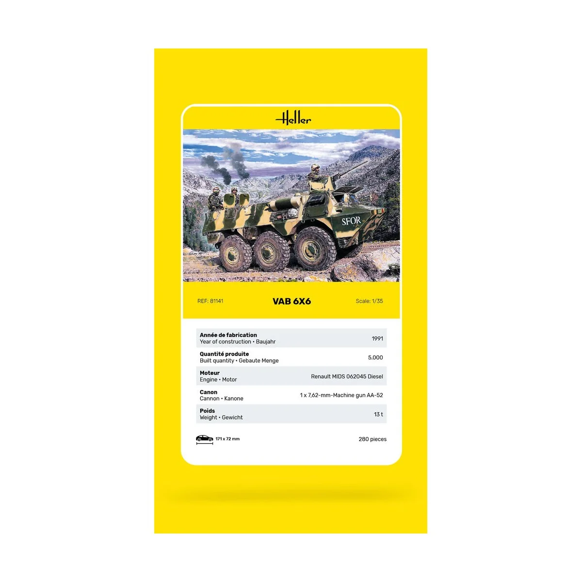 VAB 6x6 - Heller 81141