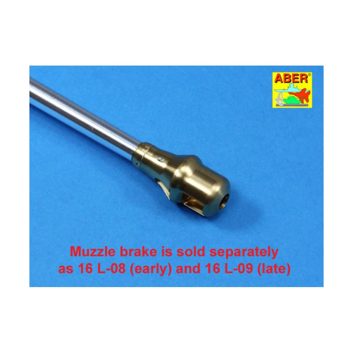 88 mm barrel for Tiger B Serien-Turm - Aber Models 16 L-12