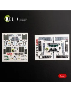 F-15E (Early) - interior 3D decals for Hasegawa, 1/48 - Kelik K48178