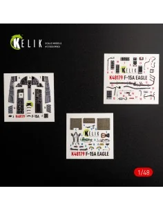 F-15A - interior 3D decals for Hasegawa, 1/48 - Kelik K48179