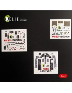 F-15J (Early) - interior 3D decals for Hasegawa, 1/48 - Kelik K48180