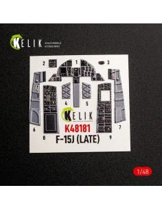 F-15J (Late) - interior 3D decals for Hasegawa, 1/48 - Kelik K48181 2