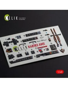 AMX - interior 3D decals for Hobby Boss, 1/48 - Kelik K48183 2