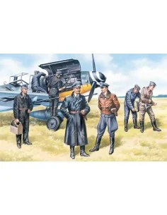Deutsche Luftwaffe Piloten und Bodenpersonal, 1/48 - ICM 48082