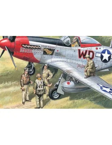 USAAF Piloten und Bodenpersonal, 1/48 - ICM 48083